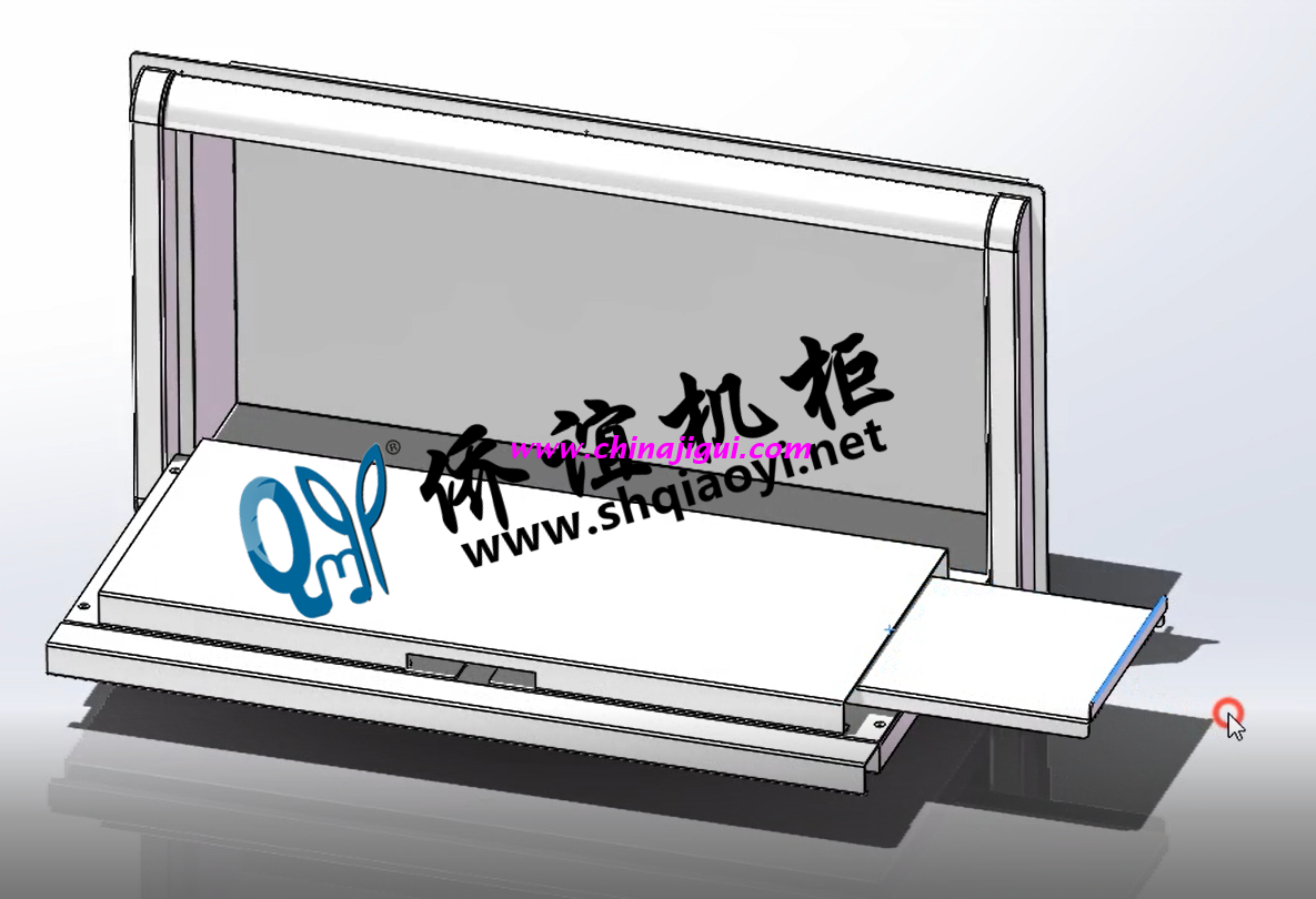 仿威圖配電柜翻轉(zhuǎn)式鍵盤抽屜